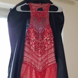 Red prom dress
